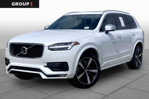 Crystal White Pearl Metallic 2019 Volvo XC90 T6 R-Design