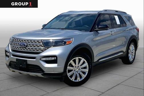 Iconic Silver Metallic 2022 Ford Explorer Limited