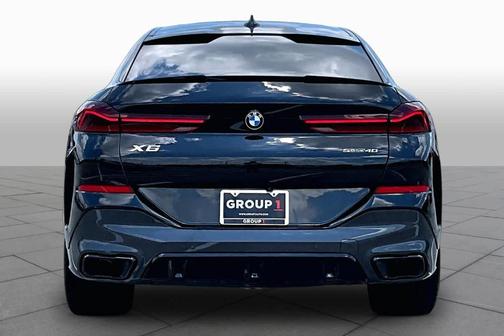 Black Sapphire Metallic 2021 BMW X6 sDrive40i