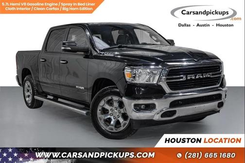 Diamond Black Crystal Pearlcoat 2019 RAM 1500 Big Horn