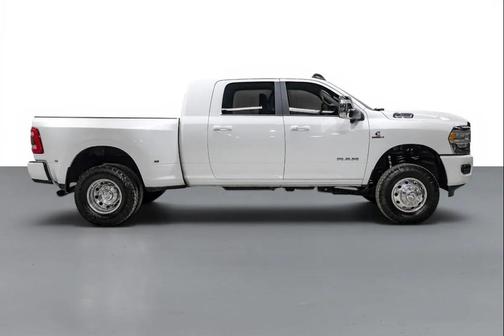 Bright White Clearcoat 2024 RAM 3500 Laramie Mega Cab 4x4 6'4' Box