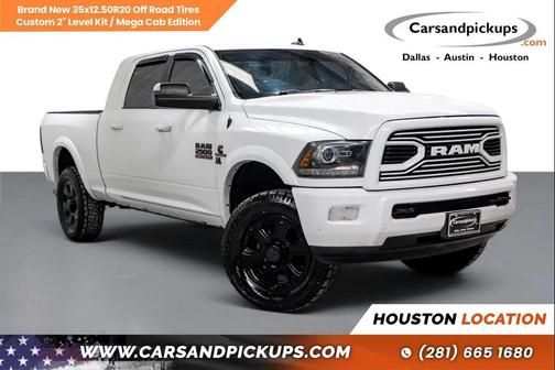 Bright White Clearcoat 2018 RAM 2500 Laramie Mega Cab 4x4 6'4' Box