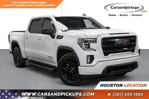 Summit White 2021 GMC Sierra 1500 Elevation