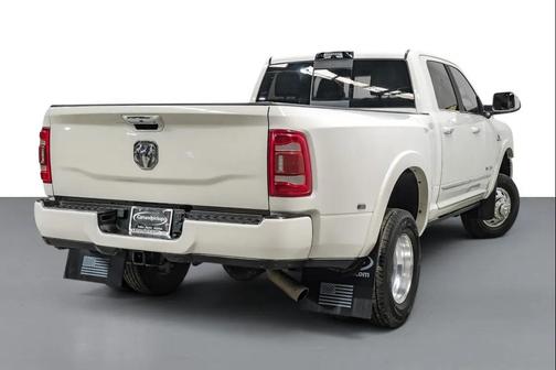 Pearl White 2022 RAM 3500 Limited Crew Cab 4x4 8' Box