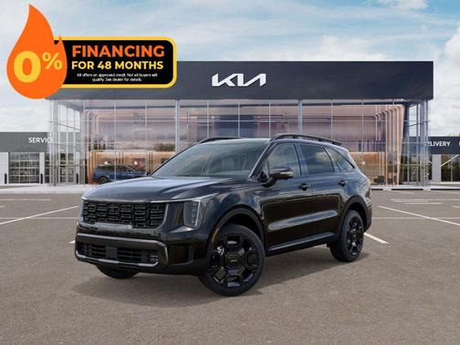 Aurora Black Pearl 2026 Kia Sorento Hybrid SX Prestige