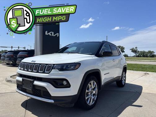 Bright White Clearcoat 2025 Jeep Compass Limited
