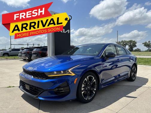 Sapphire Blue 2022 Kia K5 GT-Line