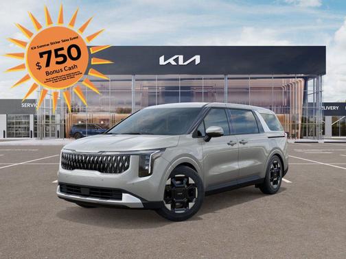 Ivory Silver 2026 Kia Carnival EX