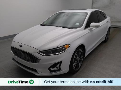 White 2019 Ford Fusion Titanium
