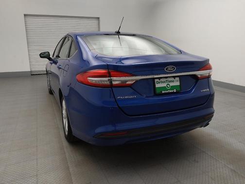 Blue 2018 Ford Fusion Hybrid S
