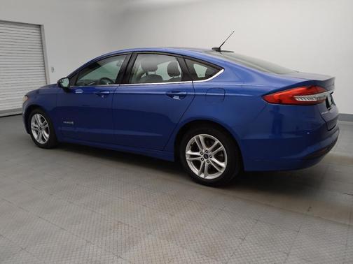 Blue 2018 Ford Fusion Hybrid S
