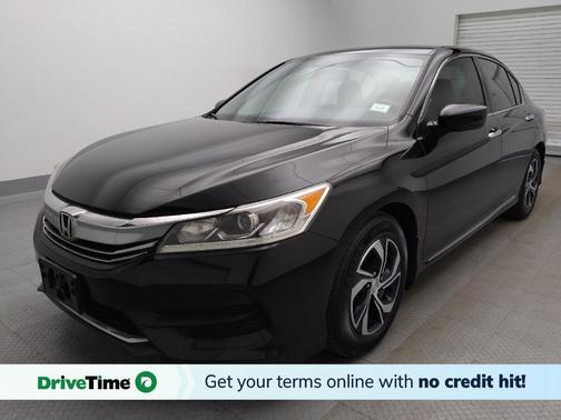 Black 2017 Honda Accord LX