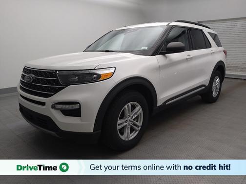 Star White Metallic Tri-Coat 2021 Ford Explorer XLT