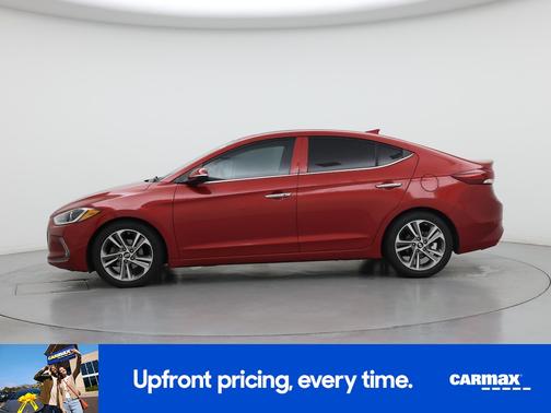 Red 2017 Hyundai ELANTRA Limited