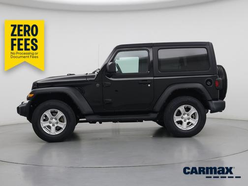 Black 2022 Jeep Wrangler Sport S
