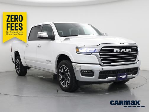 White 2025 RAM 1500 Laramie