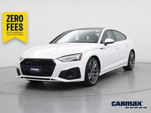 White 2024 Audi A5 Sportback S-Line Premium