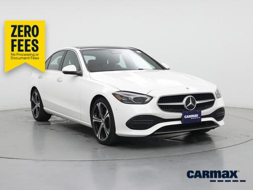 White 2025 Mercedes-Benz C-Class