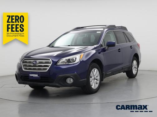 Blue 2017 Subaru Outback 2.5I Premium