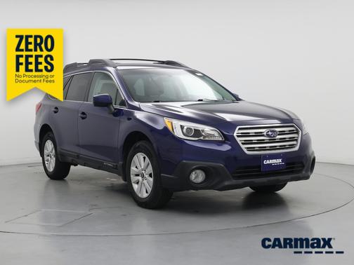Blue 2017 Subaru Outback 2.5I Premium