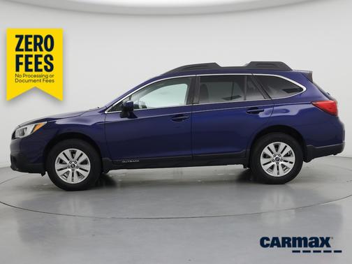 Blue 2017 Subaru Outback 2.5I Premium