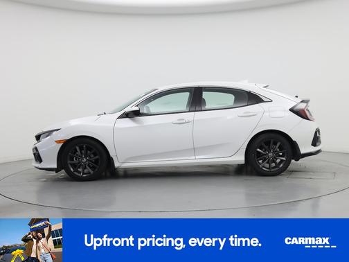 White 2021 Honda Civic EX