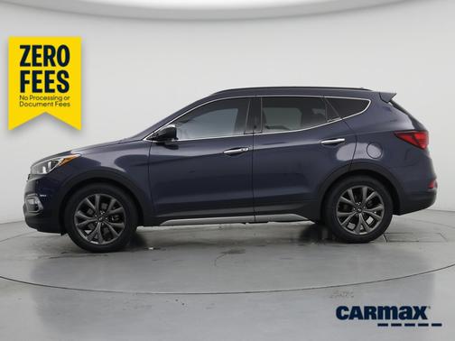 Blue 2017 Hyundai Santa Fe Sport Ultimate