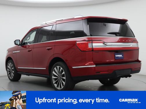 Red 2020 Lincoln Navigator Reserve