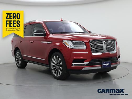 Red 2020 Lincoln Navigator Reserve