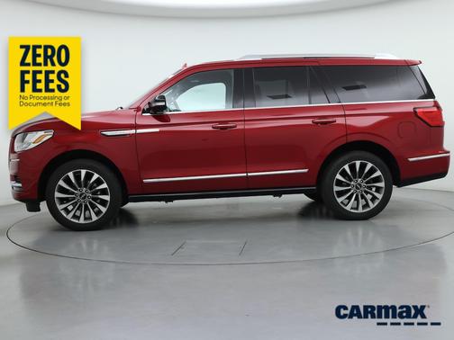 Red 2020 Lincoln Navigator Reserve