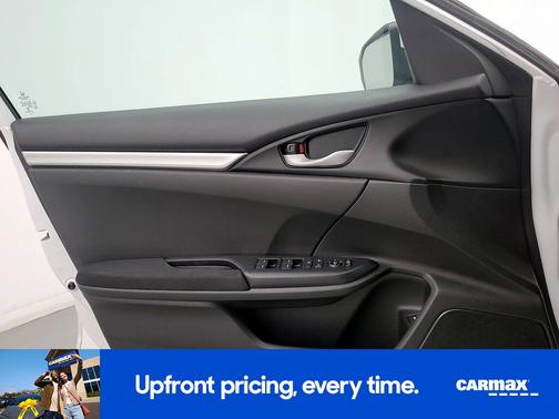 White 2019 Honda Civic LX
