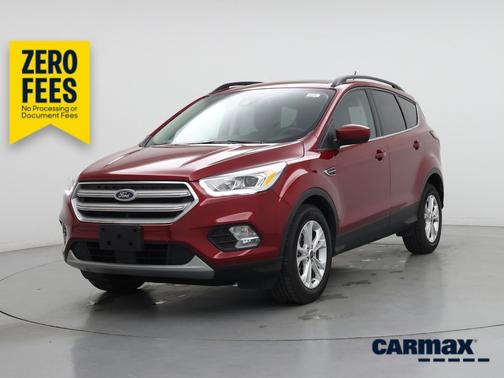 Red 2018 Ford Escape SEL