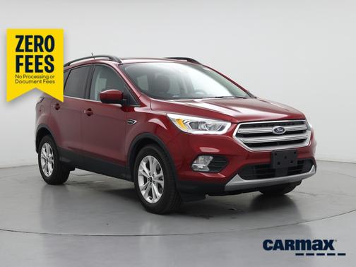 Red 2018 Ford Escape SEL