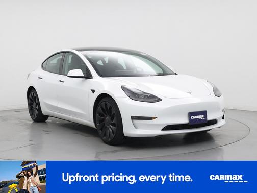 White 2022 Tesla Model 3 Performance