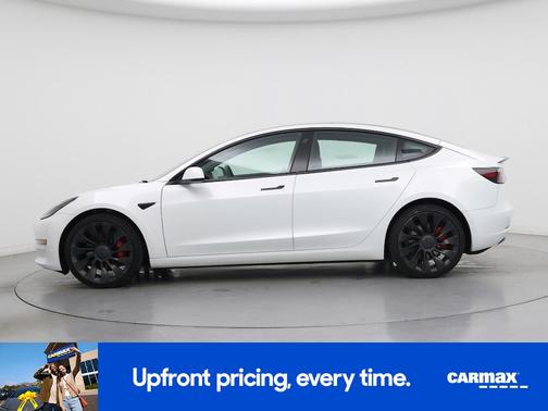 White 2022 Tesla Model 3 Performance