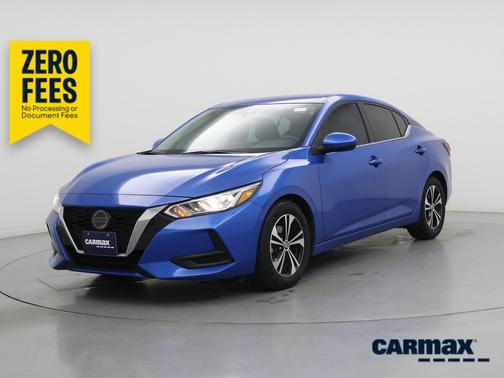 Blue 2022 Nissan Sentra SV