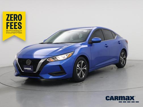 Blue 2022 Nissan Sentra SV