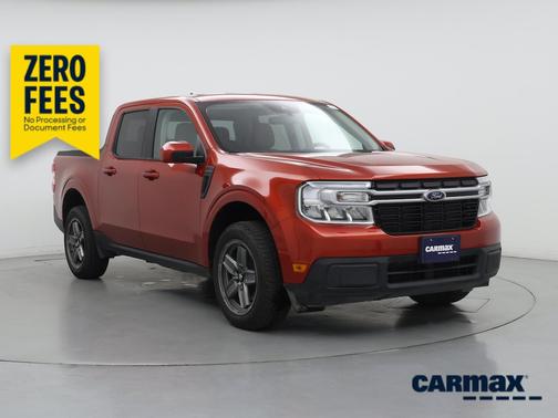 Red 2023 Ford Maverick Lariat