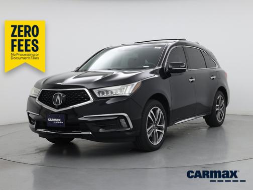 Black 2017 Acura MDX Advance