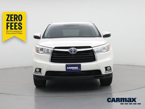 White 2016 Toyota Highlander Hybrid Limited