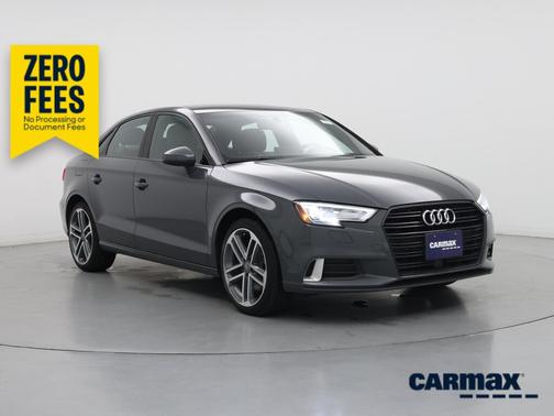 Black 2018 Audi A3 Premium