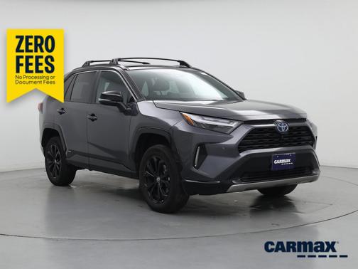 Black 2023 Toyota RAV4 Hybrid XSE