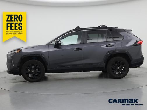 Black 2023 Toyota RAV4 Hybrid XSE