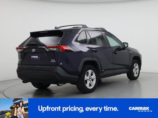 Blue 2020 Toyota RAV4 Hybrid XLE