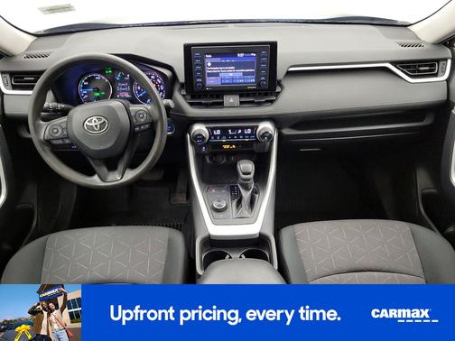 Blue 2020 Toyota RAV4 Hybrid XLE