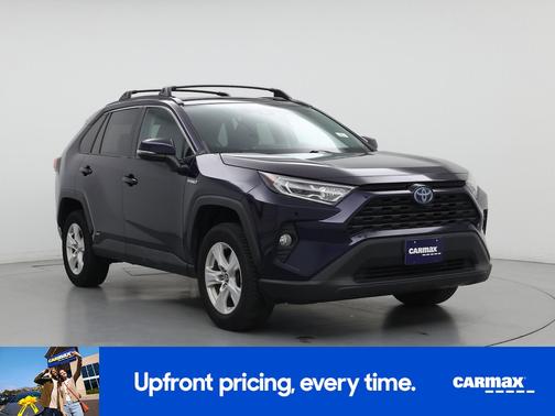 Blue 2020 Toyota RAV4 Hybrid XLE