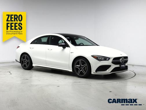 White 2022 Mercedes-Benz AMG CLA 35