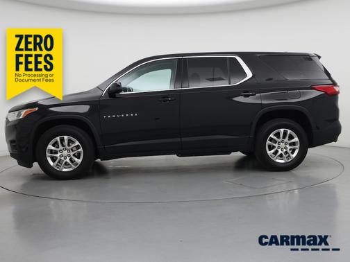 Black 2021 Chevrolet Traverse LS