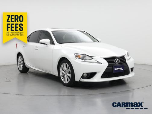 White 2014 Lexus IS 250