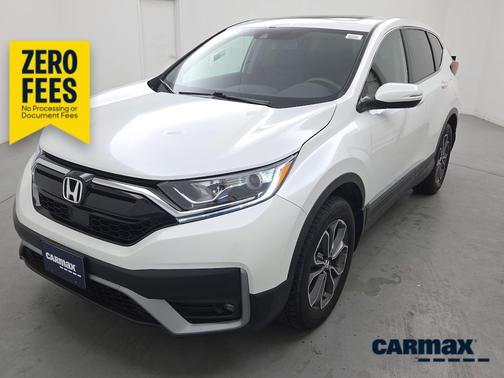 White 2021 Honda CR-V EX-L